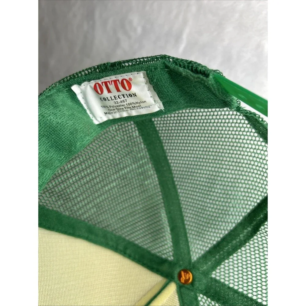 Mountain Dew Trucker Hat Green Mesh Snapback Otto Cap Unisex Adult